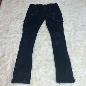 Black Straight Leg Jeans